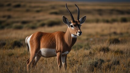 Antelope in savanna (1)