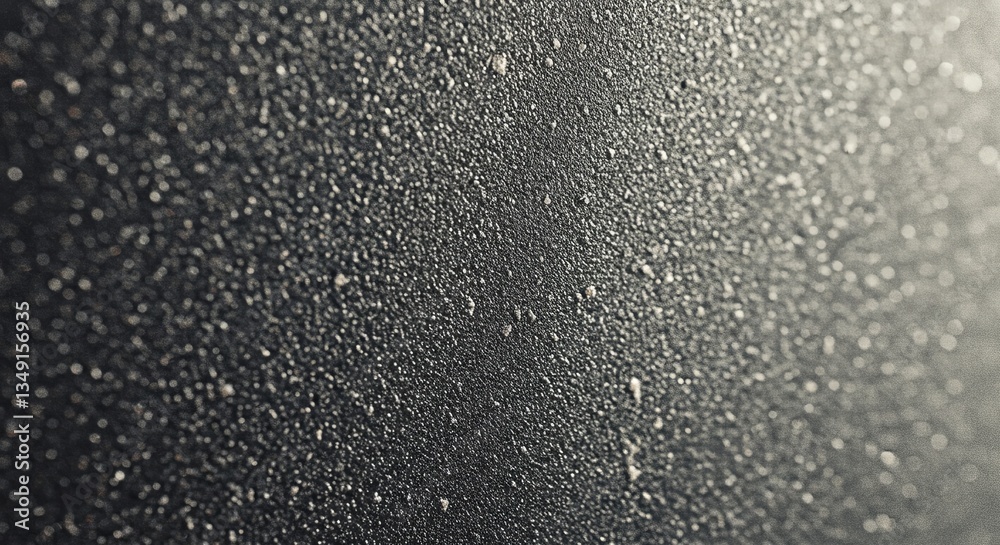 Poster a blurry image of a black and white background with a lot of small dots