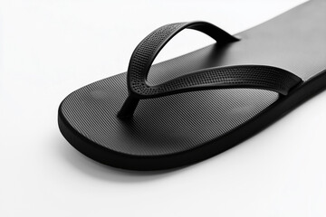 Flip flops on a white background.