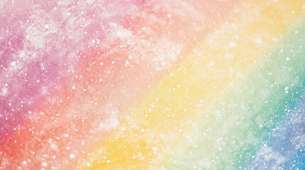 Soft Pastel Rainbow Gradient With Gentle Textured Finish