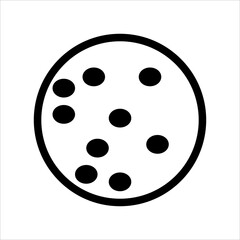 golf line icon vector illustration isolated on white background