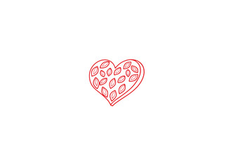 colour svg vector, valentine's day, heart icon 