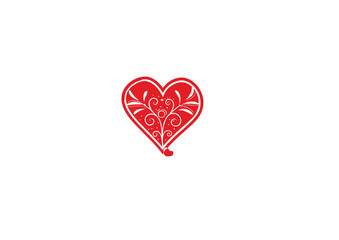 colour svg vector, valentine's day, heart icon 