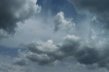 Close-up of the cloudy sky