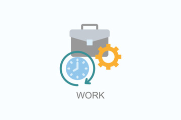Work Icon Or Logo Isolated Vector Illustration