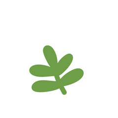 Green leaf illustration