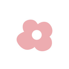 Pink flower illustration