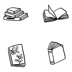 open reading inspiration book symbol with a creative touch