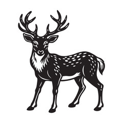 Obraz premium Deer vector illustration