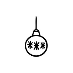 シンプルなオーナメントのイラスト素材