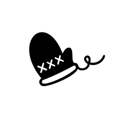 シンプルな手袋のイラスト素材