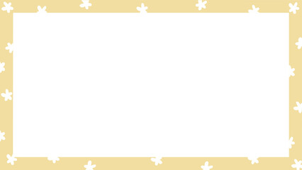 Colorful Photo Frame with Flower Pattern