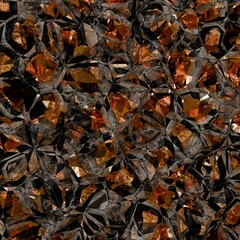 Radiant Orange Gemstone