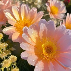 Fototapeta premium yellow daisy flower