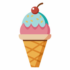 Ice creme vector illustration 