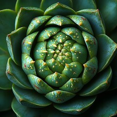 Obraz premium Botanical elegance of artichoke flower captured with natural lighting image