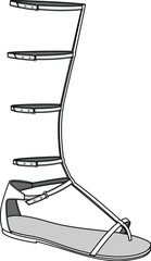 illustration, vector, design, shoe drawing, accessory drawing, bag drawing, wallet, sock drawing, boot drawing, ballerina drawing, glasses drawing, cowboy boot drawing,sandal drawing