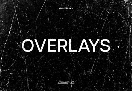 Distressed Black Overlays