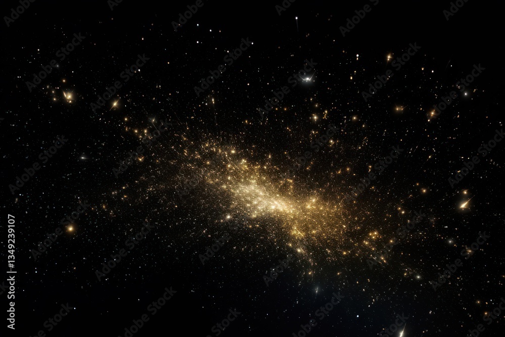 Wall mural effect minimal of celestial backgrounds astronomy universe.