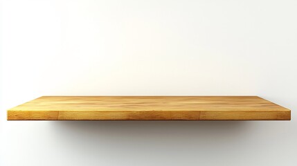 Premium handcrafted product stand mockup featuring blank polished wooden display