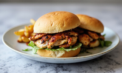 Grilled Marinated Chicken Sandwiches