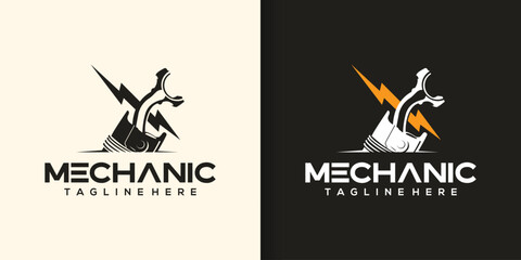 Vector logo of car parts, auto repair