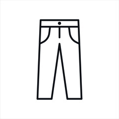 Trousers icon.
