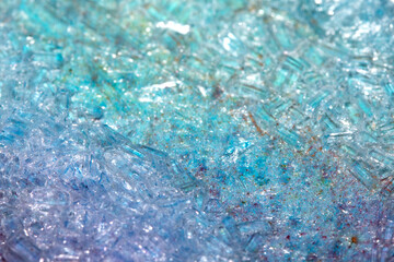 Sugar Sat Crystal Healing Vibrant Clittering Shard Close Up Molecule Confectionery Background