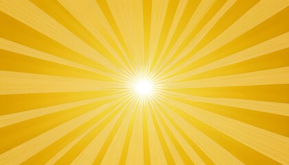 Obraz premium Radiant sunburst of golden light