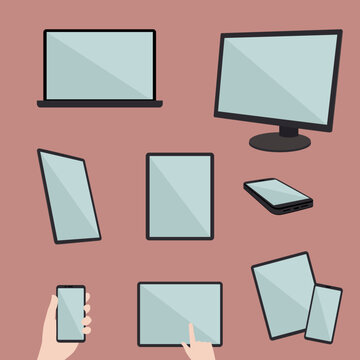 Minimalist Technology Devices Illustration