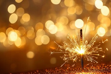 Vibrant background featuring festive sparklers for celebration