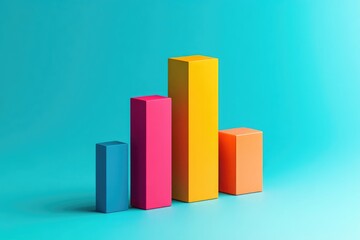 A stacked area chart displaying monthly e-commerce sales data, with distinct colors for different product categories and a clean, modern design."