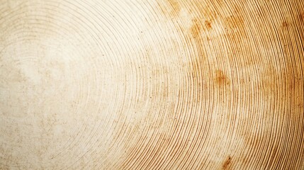 Naklejka premium Textured Beige Surface with Circular Grooves and Stains for Background Use