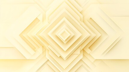 Abstract Geometric Pattern in Pale Yellow Hues
