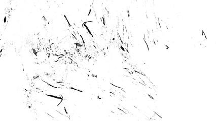 Scratched and Cracked Grunge Urban Background Texture Vector. Dust Overlay Distress Grainy Grungy Effect. Distressed Backdrop Vector Illustration. Isolated Black on White Background.