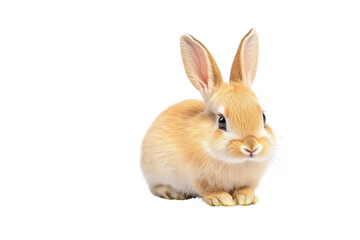 Obraz premium rabbit side isolated on transparent or white background, png