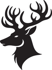 deer silhouette vector pic