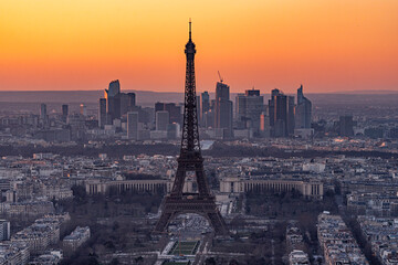 Obraz premium colorful Sunset in Paris,France
