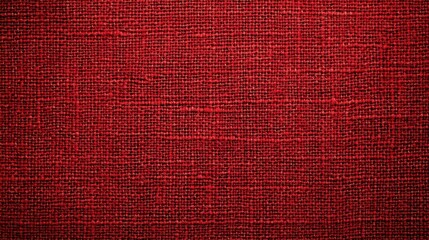 Fototapeta premium Abstract red fabric texture natural cotton material close-up studio lighting textiles concept