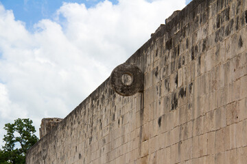 Chichen Itza ball court located in Mexico's Yucatan UNESCO World Heritage