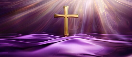 Christian symbol illustration designed for online worship services.