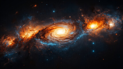 Cosmic Nebula Swirl