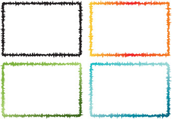 シンプルフレーム	ギザギザ