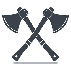 Crossed Axes Icon Vector Design.