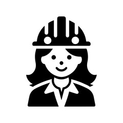 Construction Builder Engineer Worker vector icon 