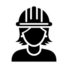 Construction Builder Engineer Worker vector icon 