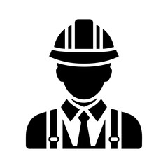 Construction Builder Engineer Worker vector icon 