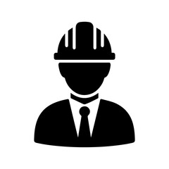 Construction Builder Engineer Worker vector icon 