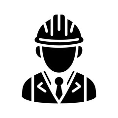 Construction Builder Engineer Worker vector icon 