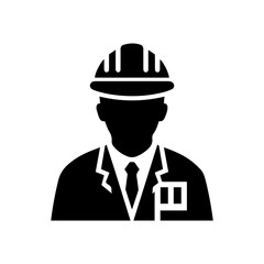 Construction Builder Engineer Worker vector icon 